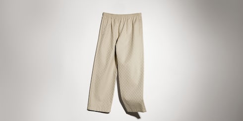GG cotton canvas pants