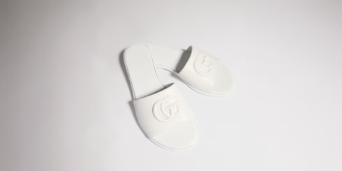 Damenpantolette mit Doppel G