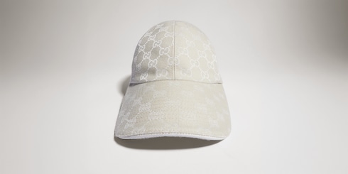 Cappellino da baseball in tessuto di cotone GG