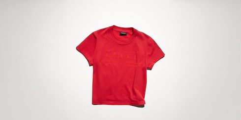 Cotton jersey T-shirt with print