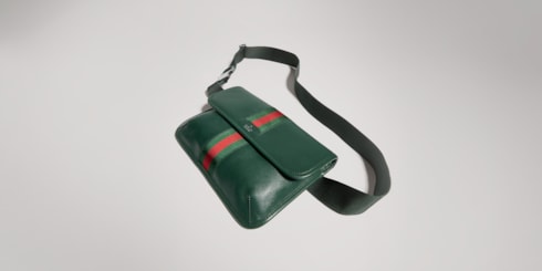 Web Trademark small belt bag
