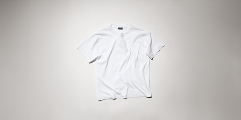 Cotton jersey T-shirt with embroidery