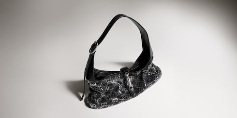Minibolsa metálica de noche Jackie Slim