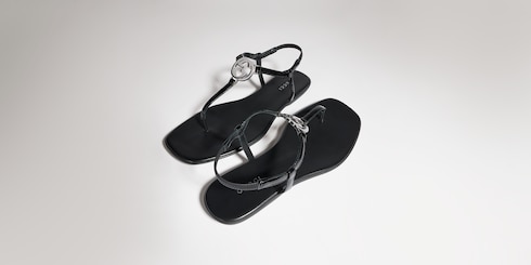 Women's thong sandal with Interlocking G