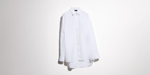 GG cotton poplin damier shirt