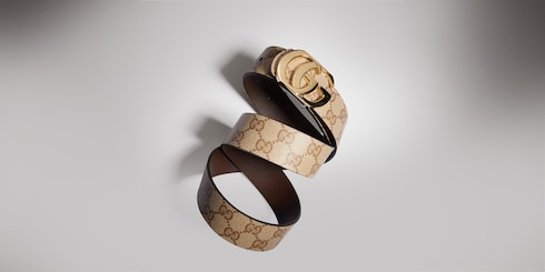 Cinturón Cut GG Marmont Reversible