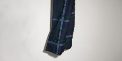 Tartan Kaschmirjacquard Stola