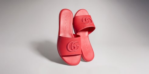 Mules à glissière Double G pour femme