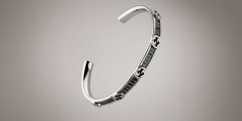 Bracelet jonc en cristal Gucci Interlocking