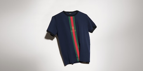 Cotton jersey T-shirt with print