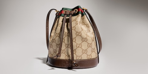 Mini-Bucket Bag mit Web