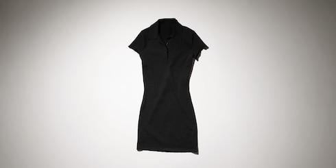 Fine stretch silk dress