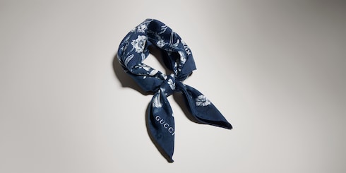 Fazzoletto da taschino in jacquard di cotone e seta