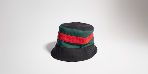 Washed cotton bucket hat with Web