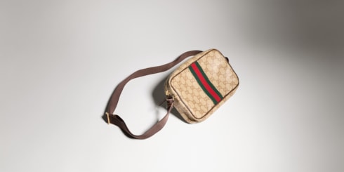 Mini borsa GG con Web