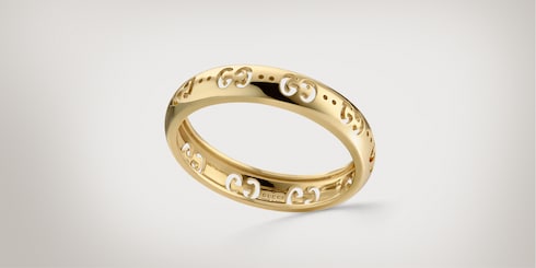 Anello Icon 18 carati con GG