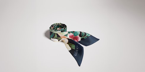 Gucci x 安藤七宝店 日本限定 シルク リボン