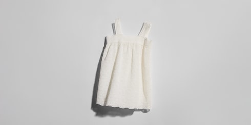 Vestido infantil de algodón