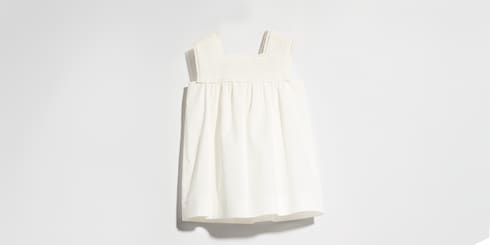 Baby cotton poplin dress