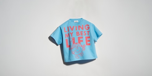 Children's cotton T-shirt with print