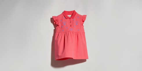 Baby cotton piquet dress