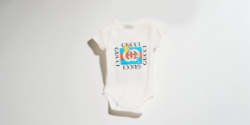Mono de algodón con estampado para bebé