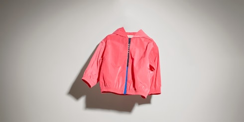 Giacca neonato in nylon froissé