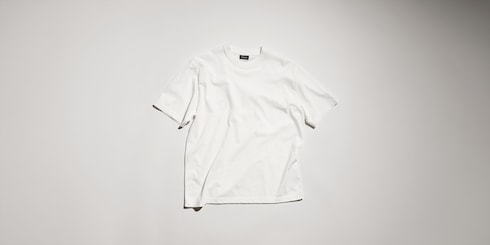 Cotton silk jersey T-shirt with embroidery