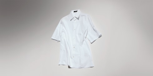 Chemise en popeline de coton GG