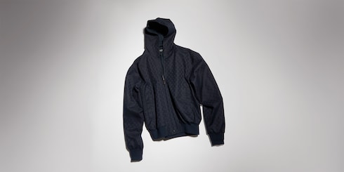 Jacke aus GG Baumwollcanvas mit Reißverschluss