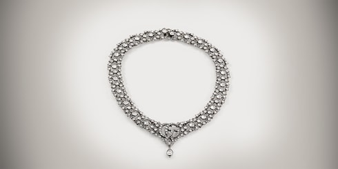 GG Marmont crystal choker necklace