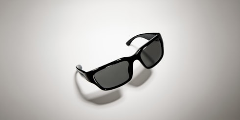 Gafas de sol con montura rectangular