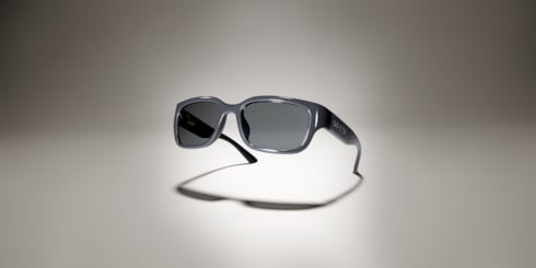 Low nose bridge fit rectangular sunglasses