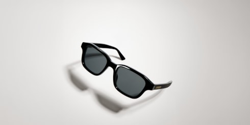 Rectangular-frame sunglasses