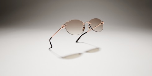 Low nose bridge fit round sunglasses