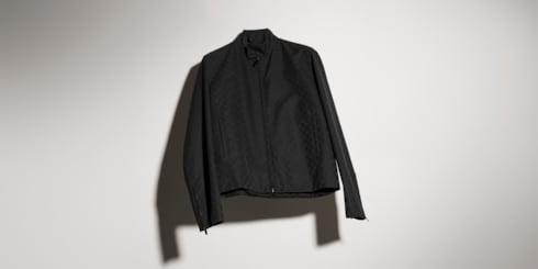 GG cotton canvas zip jacket