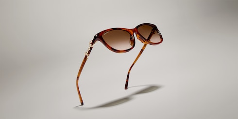 Low nose bridge fit round sunglasses