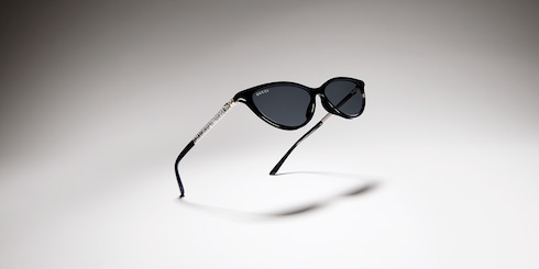 Lunettes de soleil à monture œil-de-chat