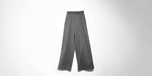 Freizeithose aus Baumwoll-Seidenjersey