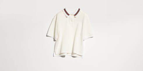 Children's cotton polo shirt with Web
