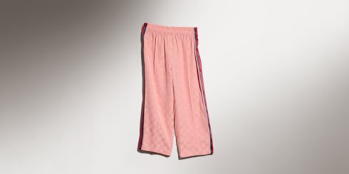 Pantalón infantil de viscosa con GG