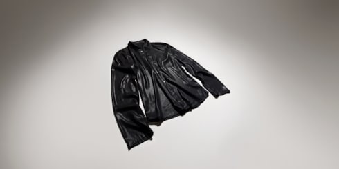 Chemise en satin technique brillant