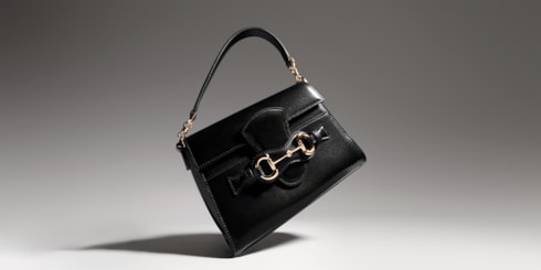 Borsa a mano misura piccola con Horsebit
