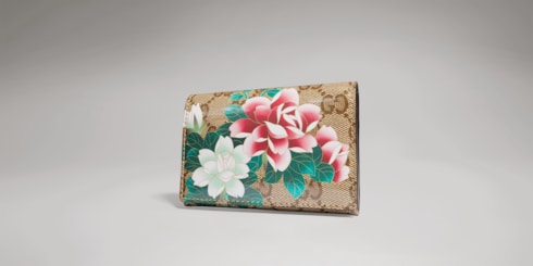 Gucci x Ando Cloisonné card case