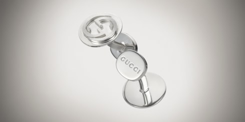Gucci Interlocking Manschettenknöpfe