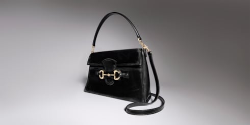 Medium top handle bag with Horsebit