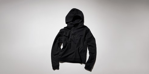 Sweatshirt aus Kaschmir-Jersey mit Stickerei