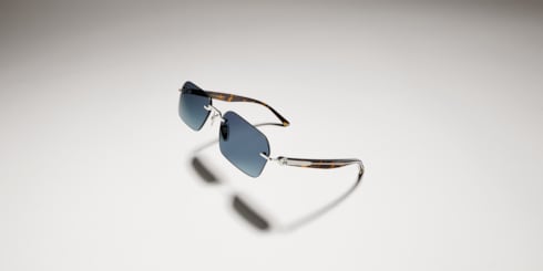 Lunettes de soleil rectangulaires
