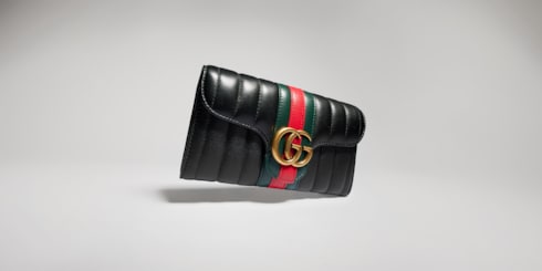 Portefeuille continental GG Marmont