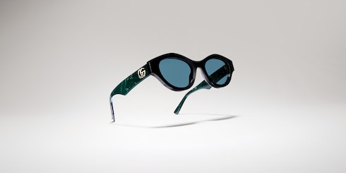 Lunettes de soleil à monture œil-de-chat